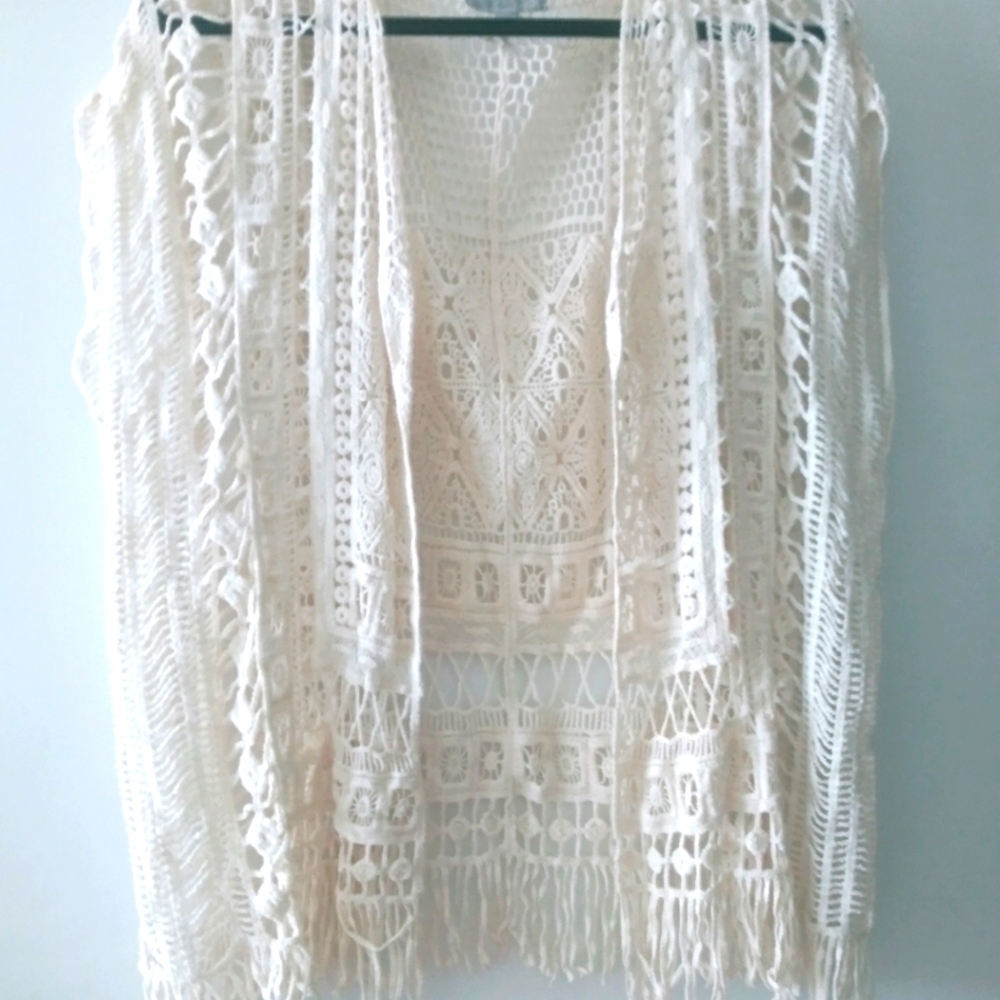 Crochet cover up